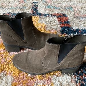 Clarks Suede Chelsea Boots